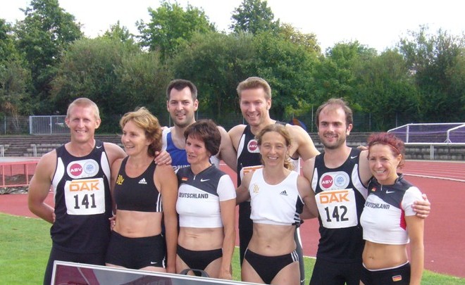 Weltrekord 4x100m W45