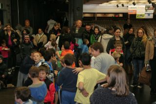 Warten auf die Siegerehrung Warten auf die Siegerehrung