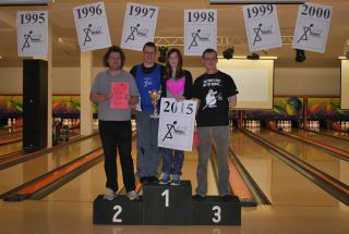 3. Platz beim Bowlingturnier 2015