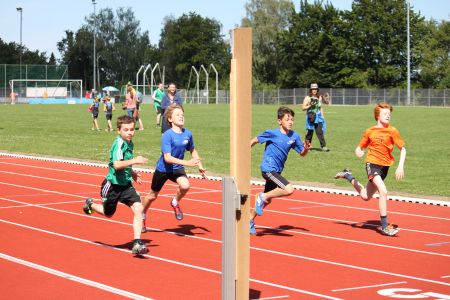 50 m Zieleinlauf 50 m Zieleinlauf