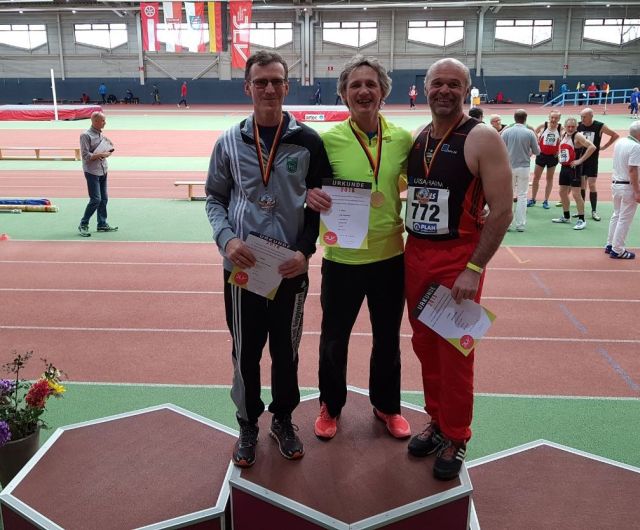 Siegerehrung 60m H&uuml;rden M55