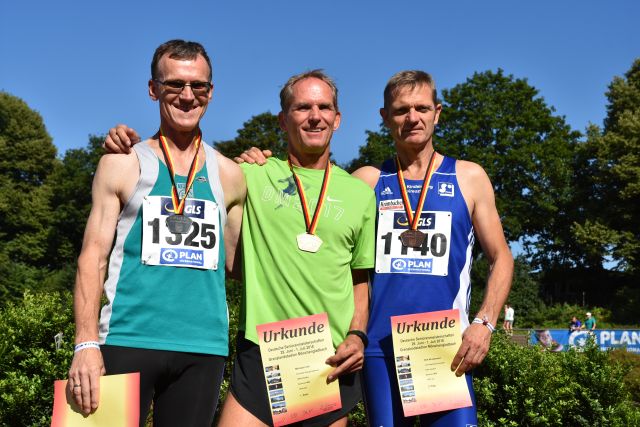 Siegerehrung 100m H&uuml;rden M55