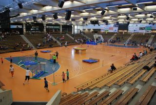 Umbau Hindermisparcours nach dem 1. Durchgang