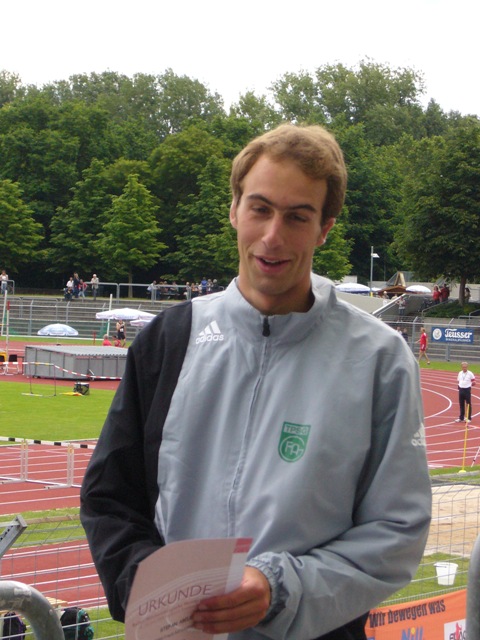 Stefan bei BaWü Einzel 2008