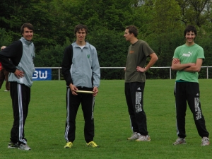 Das 4x100m Quartett