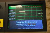 Einteilung auf Bahn 14 Einteilung auf Bahn 14