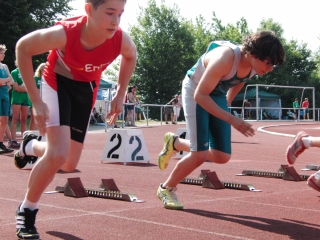 Andr&egrave; beim Start