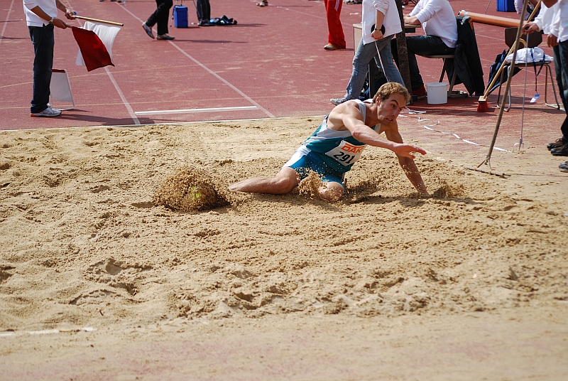 Punktlandung im Weitsprung Punktlandung im Weitsprung