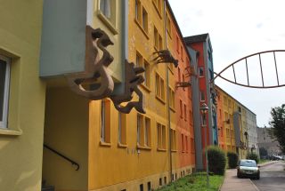 Pop-Art-Viertel "Mandauer Glanz"