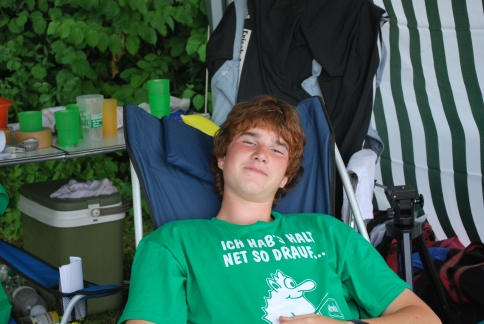 W&auml;chter des Mannschaftslager: Michael 