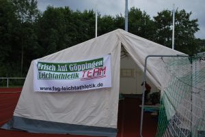 Mannschaftszelt Leichtathletik-Team Frisch Auf Mannschaftszelt Leichtathletik-Team Frisch Auf