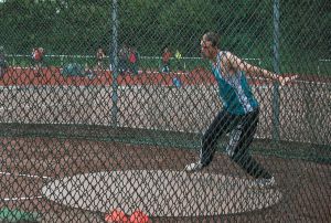 Stefan beim Diskus Stefan beim Diskus