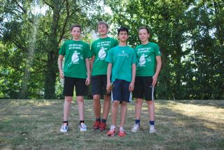 Die 4x100m Staffel U16 m�nnlich