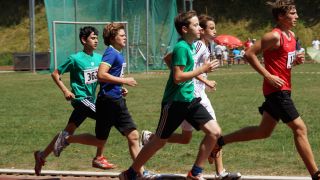 Axel und Niels aud den 2 Stadionrunden