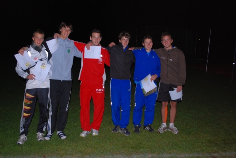 Siegerehrung 10-Kampf A-Jugend