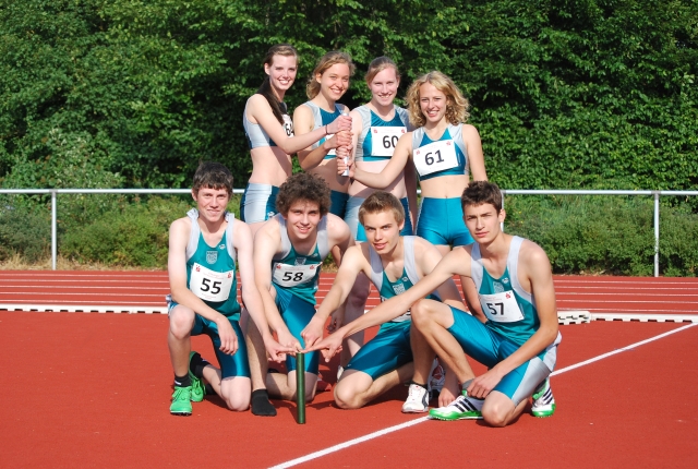 Die 4x100m Staffeln Die 4x100m Staffeln