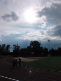 Dunkle Wolken am Firmament