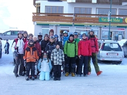 Gruppenbild Skiausfahrt 2009