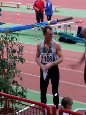 Silbermedaille 60m H&uuml;rden M55